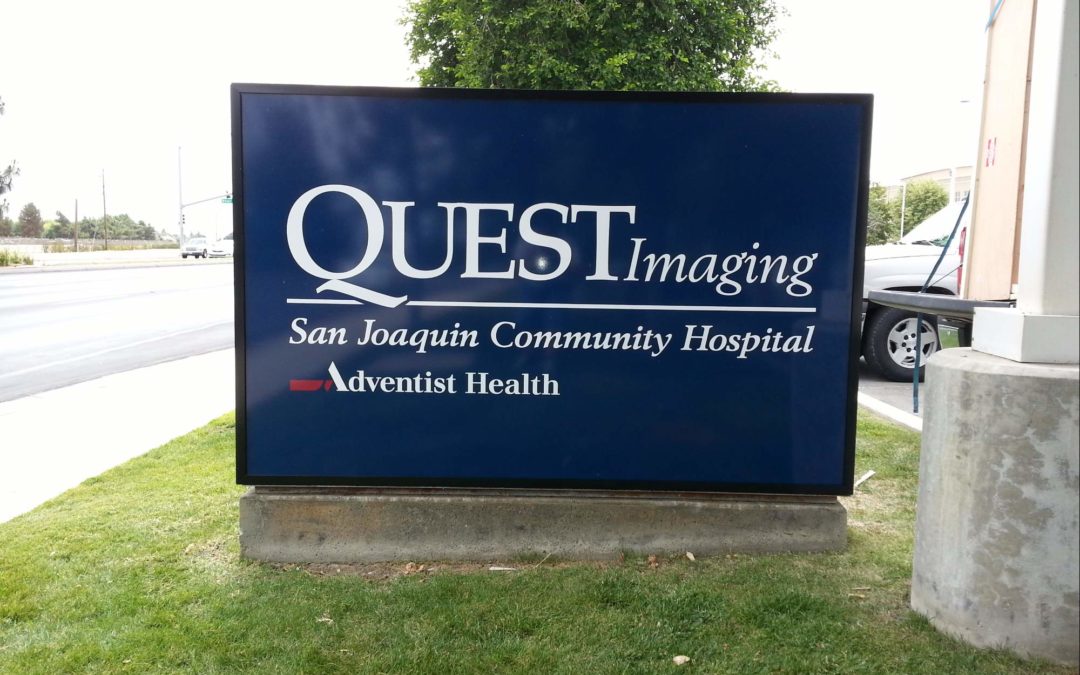 Monument Sign For Quest Imaging