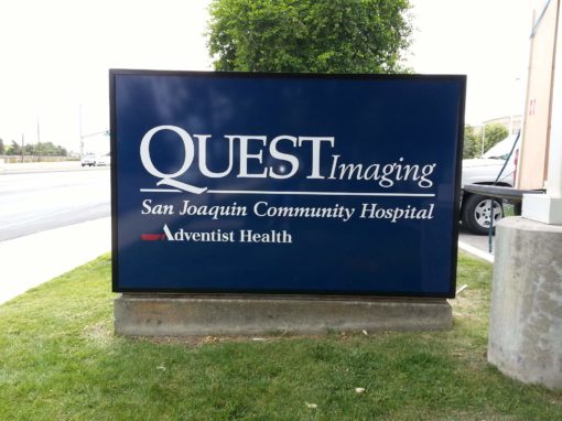 Monument Sign For Quest Imaging