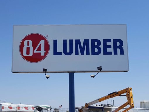Pylon Sign For 84 Lumber