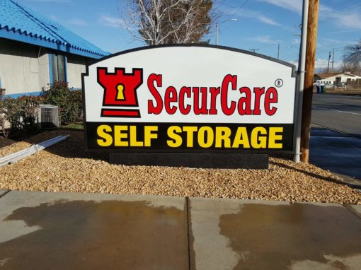 Monument Sign For SecurCare Self Storage