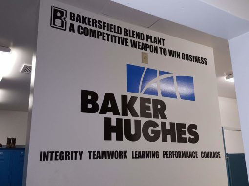 Industrial Decals For Baker Hughes