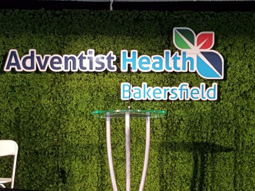Temporary Event Signage For Adventist Health