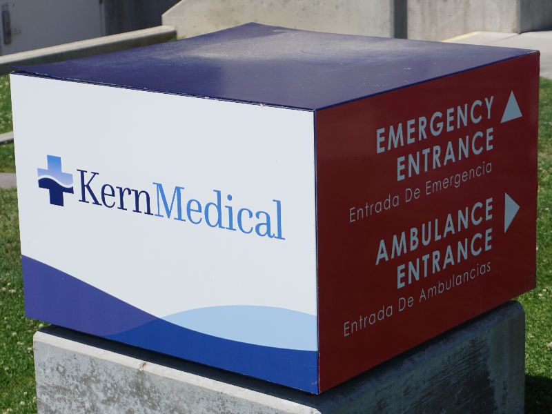 Monument Sign For Kern Medical Facility